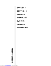 Philips HQ7814 User Manual