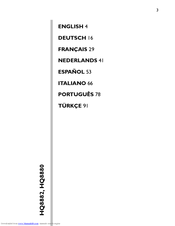 Philips HQ8882/33 User Manual