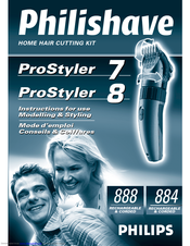 Philips ProStyler 8 Instructions For Use Manual