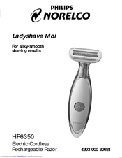 Norelco Ladyshave Moi HP6350 User Manual