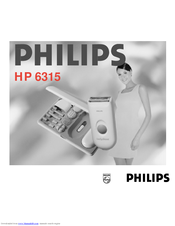 Philips Ladyshave HP6315 User Manual