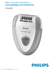 Philips Satinelle HP6409/22 User Manual