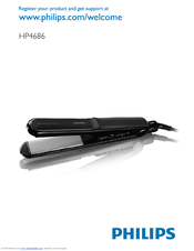 Philips SalonStraight Control HP4686 User Manual