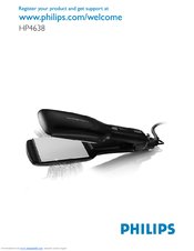 Philips SalonStraight Active Ion HP4638 User Manual