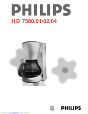 Philips HD7504/02 User Manual