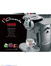 Gaggia 10002892 Operating Instructions Manual