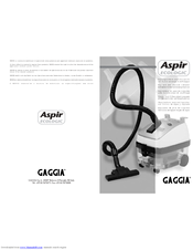 Gaggia W2IXX014MENXXC User Manual