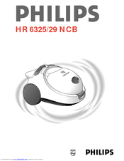 Philips HR 6329 NCB User Manual