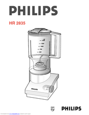 Philips HR 2835 User Manual