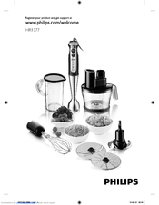 Philips HR1377/92 User Manual