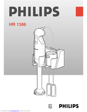 Philips HR1386/00 User Manual