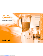 Philips Cusina HR7735 User Manual