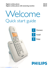 Philips SE2451S/05 Quick Start Manual