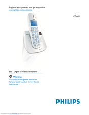 Philips CD4452B/51 User Manual