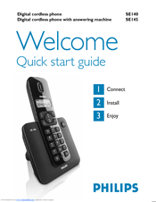 Philips SE1451B/05 Quick Start Manual