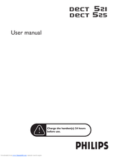 Philips DECT5252B/05 User Manual