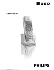 Philips DECT5250S/00 User Manual