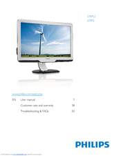 Philips 235PL2ES/75 User Manual