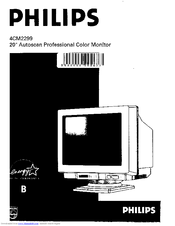 Philips 4CM2299 Operating Instructions Manual