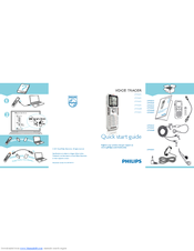 Philips Voice Tracer LFH0615 Quick Start Manual