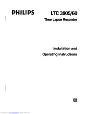 Philips LTC3905/50 Install And Operation Instructions