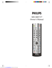 Philips SRU4007 Owner's Manual