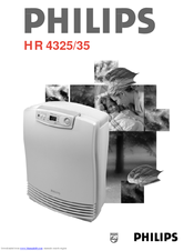 Philips HR 4325 Operating Instructions Manual