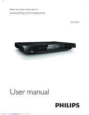 Philips DVP3680/98 User Manual