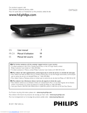 Philips DVP3620/F7 User Manual
