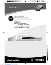 Philips DVD733K/P01 User Manual