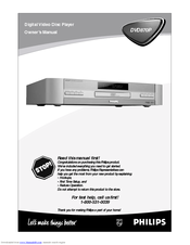 Philips DVD870L/001 Owner's Manual