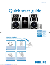 Philips FWM185/61 Quick Start Manual