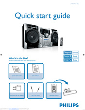 Philips FWM196/77 Quick Start Manual