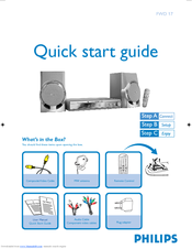 Philips FWD17/21M Quick Start Manual