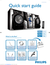 Philips FWM592/BK Quick Start Manual