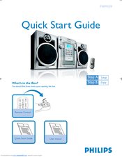 Philips FWM139/79 Quick Start Manual