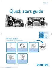 Philips FWM371/BK Quick Start Manual