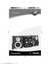Philips FW-C505 User Manual