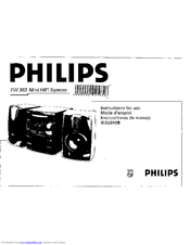 Philips FW 363 Instructions For Use Manual