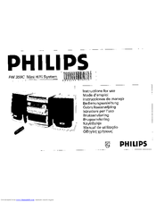 Philips FW359C/22 Instructions For Use Manual