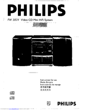 Philips FW382V/22 Instructions For Use Manual