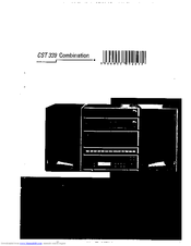 Philips CST339/18 Instructions For Use Manual