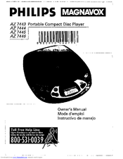 Philips AZ7444/17Z Owner's Manual