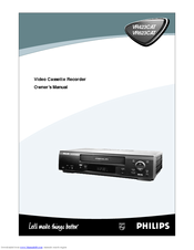 Philips VR623CAT Owner's Manual