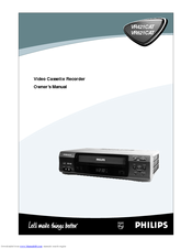 Philips VR421CAT Owner's Manual