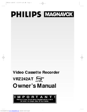 Philips VRZ242AT99 Owner's Manual