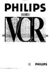 Philips VR702 Operating Instructions Manual
