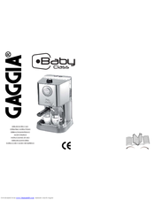 Gaggia 10001858 Operating Instructions
