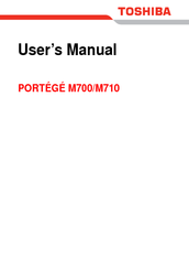 Toshiba M700/M710 User Manual