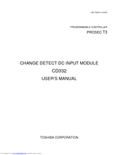 Toshiba CD332 User Manual